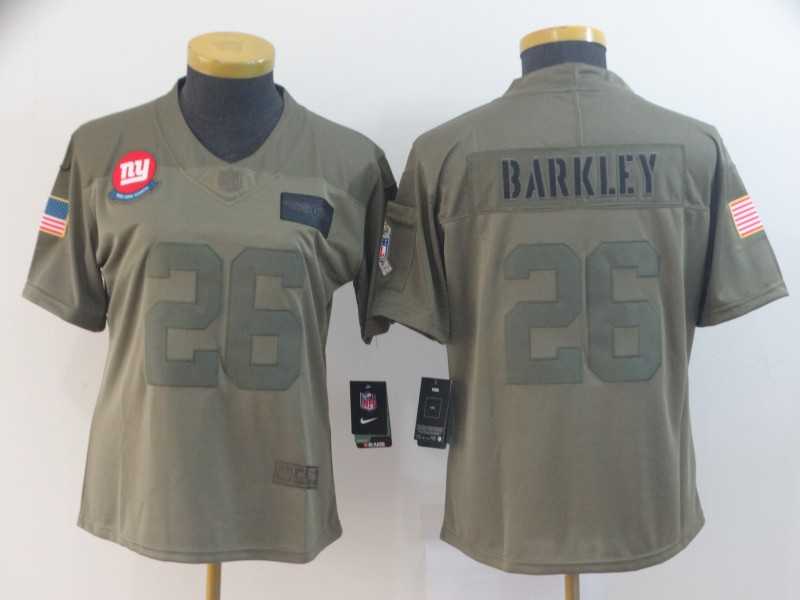 Women Nike Giants 26 Saquon Barkley 2019 Olive Salute To Service Limited Jersey,We sell and wholesale Women Nike Giants 26 Saquon Barkley 2019 Olive Salute To Service Limited Jersey on line form chian!